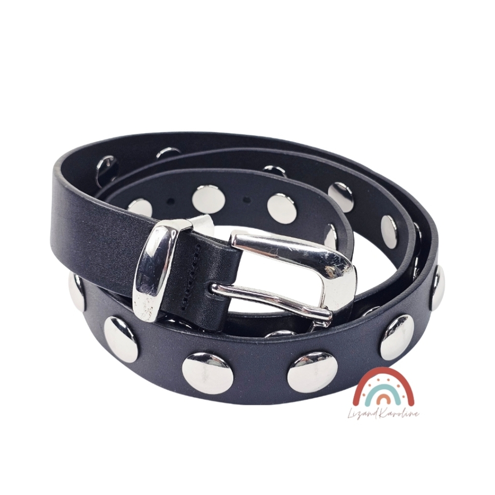 Madewell Studded Western Belt in Leather - Picture 3 of 11